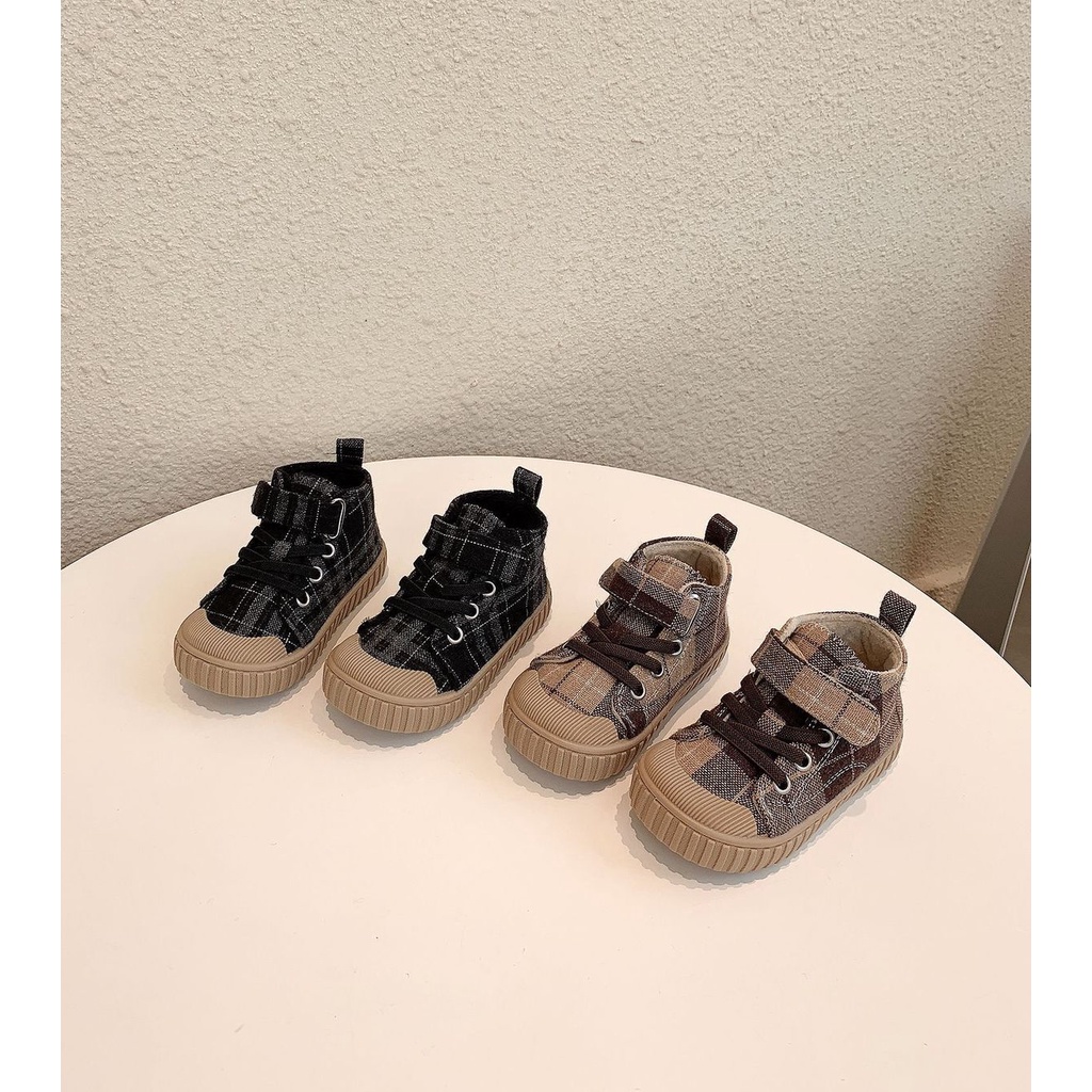 Giày Vải Canvas Đế Mềm Thoáng Khí Dễ Phối Đồ Thời Trang Mùa Xuân Cho Bé Gái