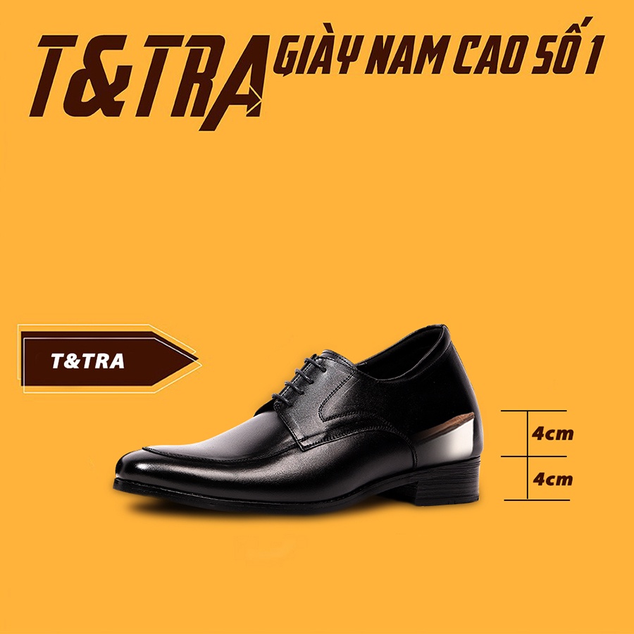 [ 8CM ] Giày Cao Nam T&amp;TRA S1063Đ
