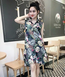 Váy cổ sơ mi