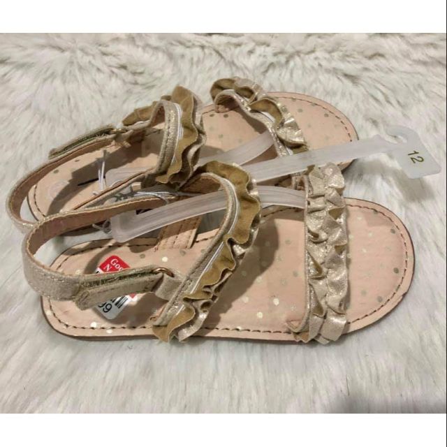 Sandal bèo màu vàng đồng