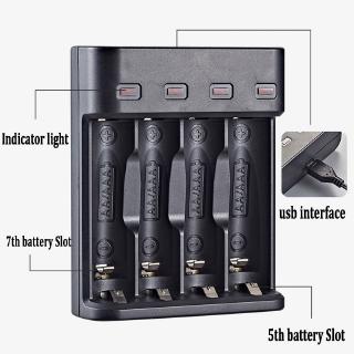 Bộ Sạc Pin 5v 4 Cổng Usb Cho Aa Aaa W/Sạc