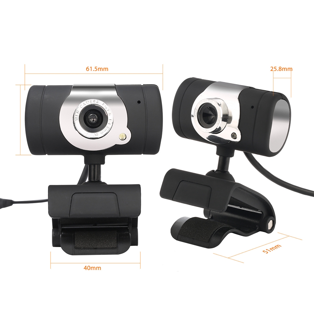 Webcam 12 Độ Phân Giải Hd Xoay 360 Độ Kèm Mic Cho Laptop Pc | BigBuy360 - bigbuy360.vn