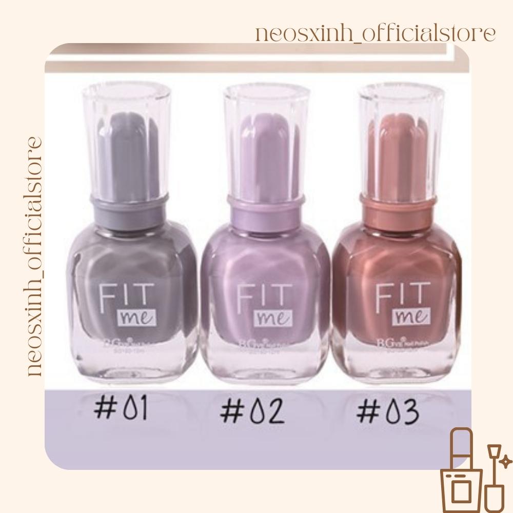 Sơn Móng Tay Fitme Mới Màu Hot Màu Nude Pastel Đen Trắng Trong Suốt Kim Tuyến Tím - Neosxinh Nails