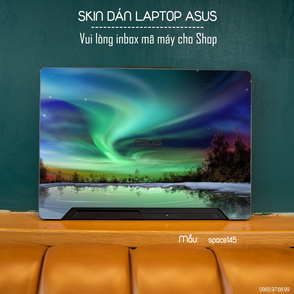 Dán decal cho các dòng Laptop ASUS in hinh vũ trụ nhiều mẫu cực đẹp