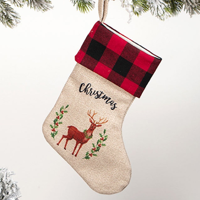 Set 3 Chiếc Tất Đựng Kẹo Giáng Sinh Dễ Thương Xinh Xắn