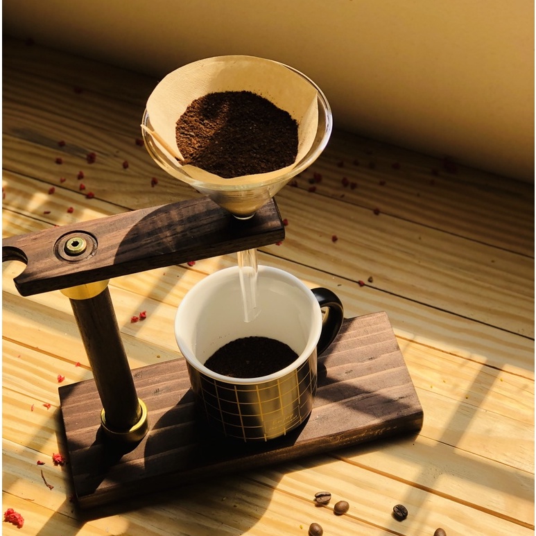 Bộ dụng cụ pha chế cà phê thủ công V60 Hario bằng phin giấy lọc đơn giản tại nhà và du lịch YOLO.