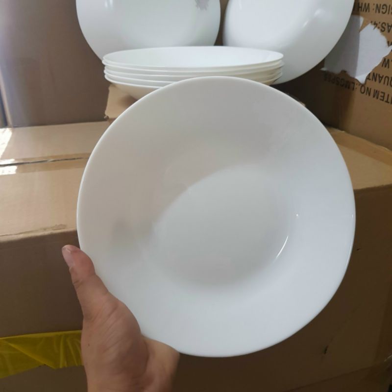 Set 4 dĩa Gốm Thủy Tinh 8.5inch