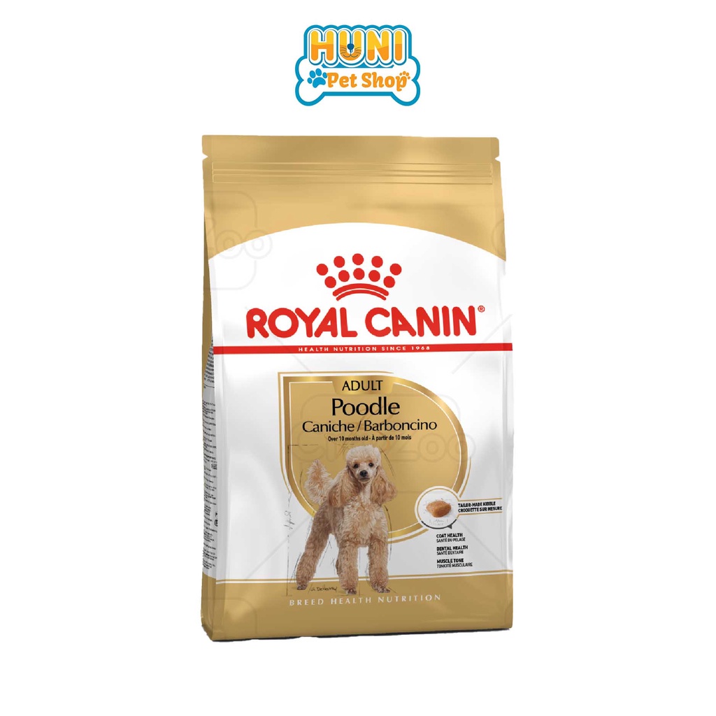 Hạt Royal Canin Poodle Adult thức ăn cho chó poodle trưởng thành - túi 500g, 1.5kg Huni Petshop