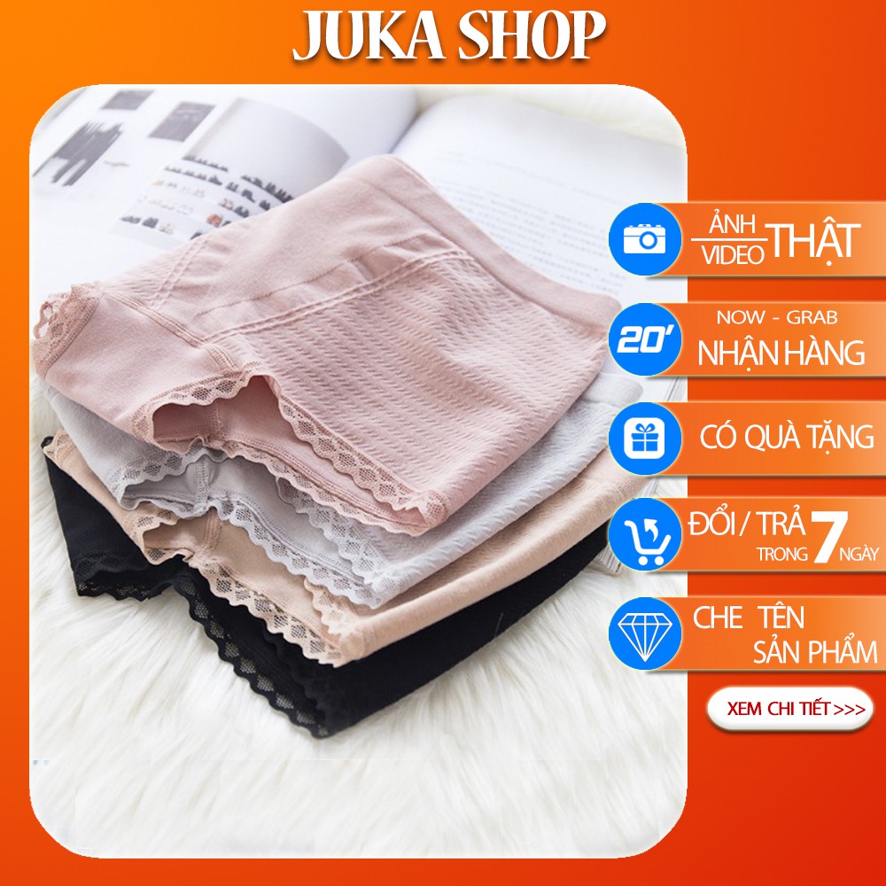 Quần lót nữ, quần mặc trong váy cotton co dãn cực mềm mịn Juka Shop