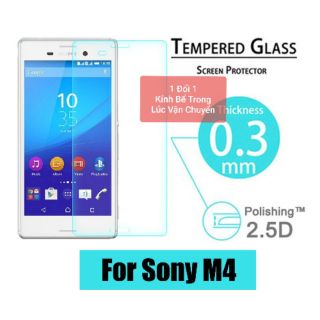 Cường lực dẻo Nano Sony M4 phụ kiện đầy đủ