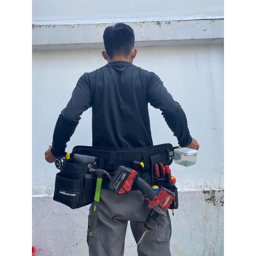 Bộ dây đai đồ nghề Nhật M2 cho thợ điện, nước, camera,...