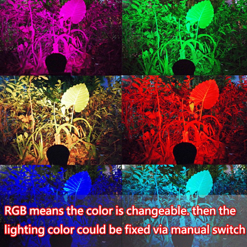 Đèn LED Sân Vườn 7 Bóng Sử Dụng Năng Lượng Mặt Trời Chống Thấm Nước