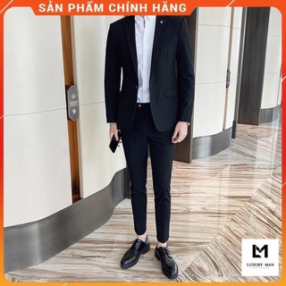 Vest nam - Áo vest nam đẹp, màu đen, phong cách Hàn Quốc