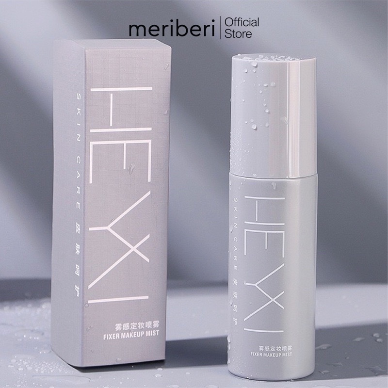 Xịt nhũ HEYXI giữ makeup dưỡng ẩm cả ngày dài, giúp da mịn màng