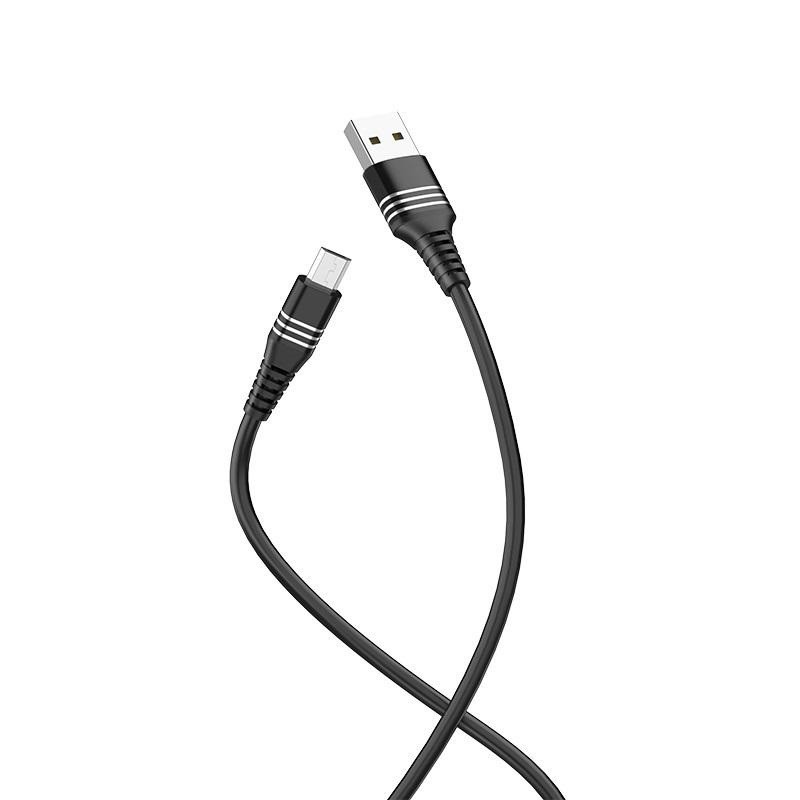 Cáp và truyền dữ liệu Hoco U46 Tricyclic cổng microUSB, QC3.0, điện áp 2A max, dài 1M