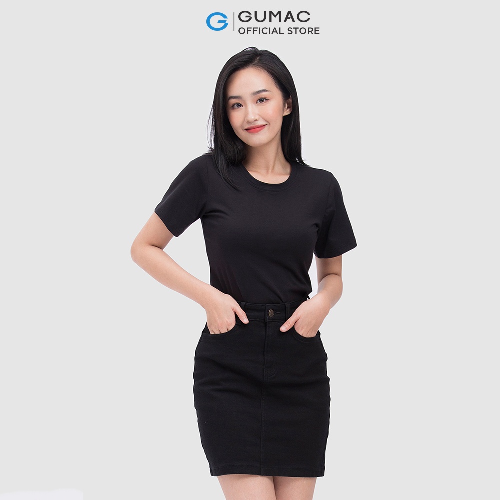 [Mã WABRGUM giảm 10% tối đa 30K đơn 99K] Áo thun cổ tròn thời trang GUMAC ATC04002