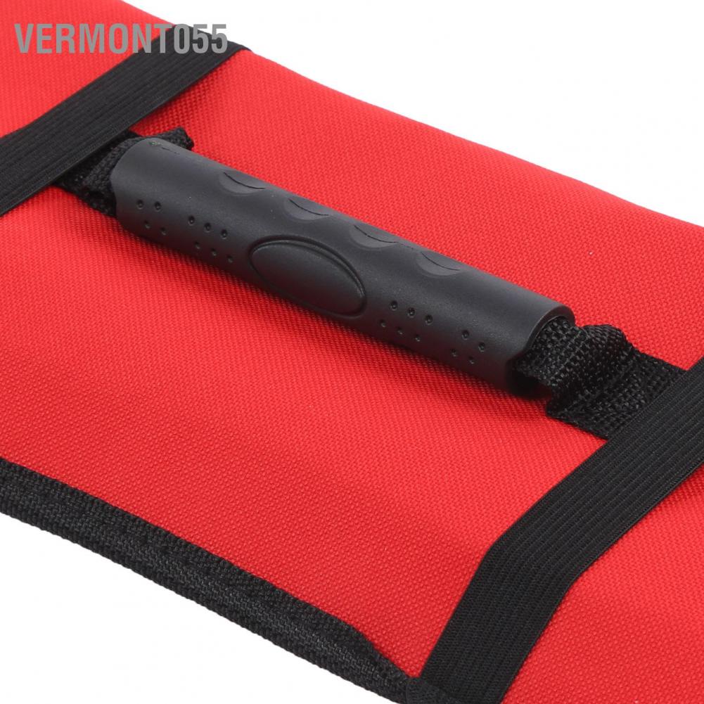 Vermont055 Multifunction Portable Reel Rolling Tools Bag Electricians Organizer Pouch Toolkit