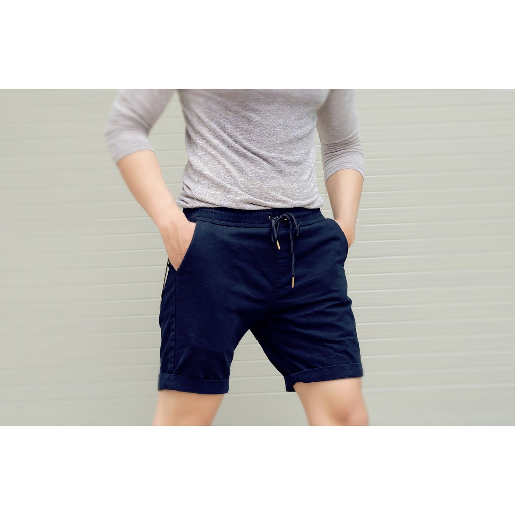 - Quần short KAKI 100% COTTON Dày đẹp mềm mịn, Form ôm trên mép gối