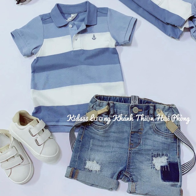 Set áo + quần cho bé trai Hm