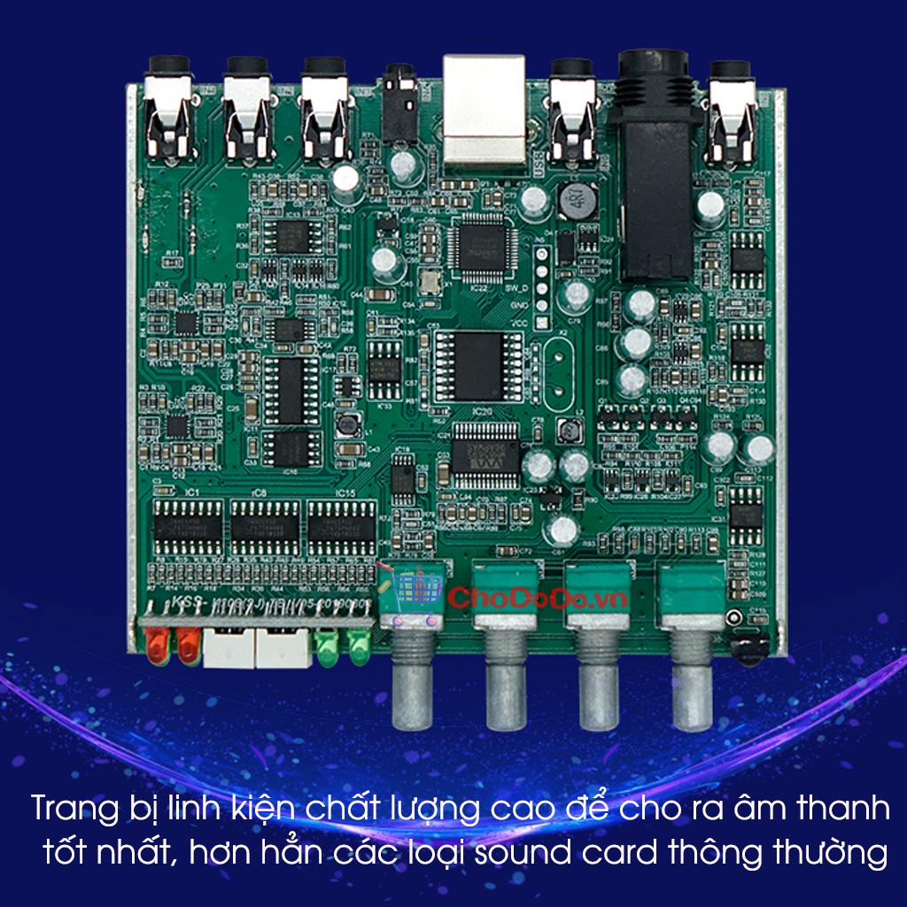 Sound Card XOX BD40 Hàng Cao Cấp✔️Hỗ trợ Autotune✔️Nhiều Hiệu Ứng Đặc Biệt