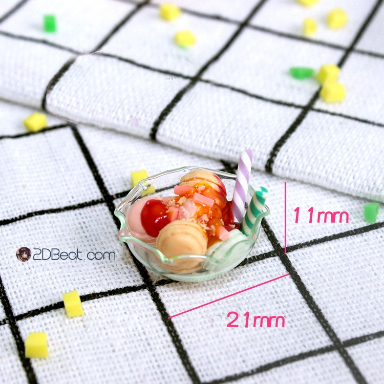 Phụ kiện mô hình Mini Doll Figure 1:6 Món Ăn Tráng Miệng