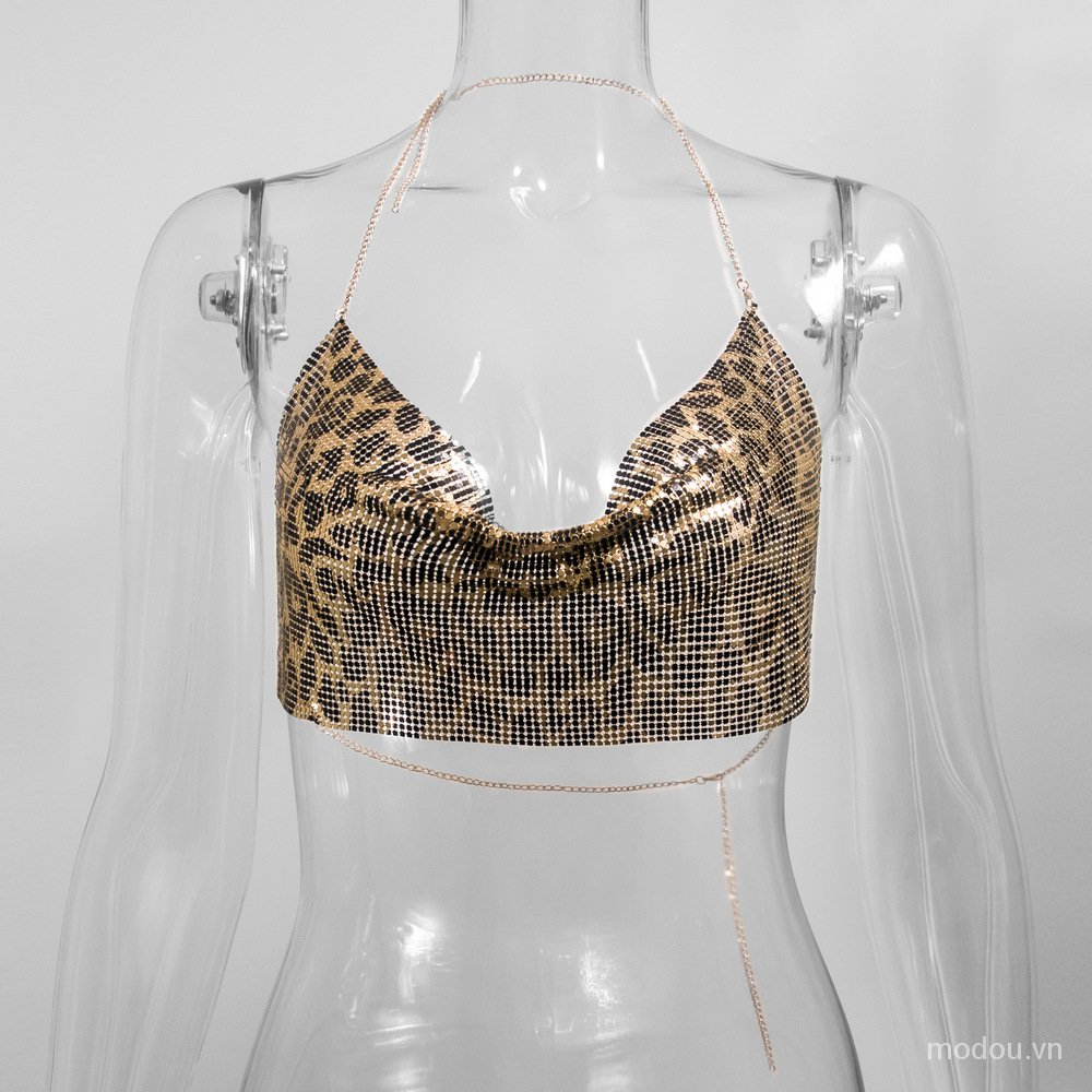 Áo croptop kiểu hai dây hở lưng thời trang cho nữ