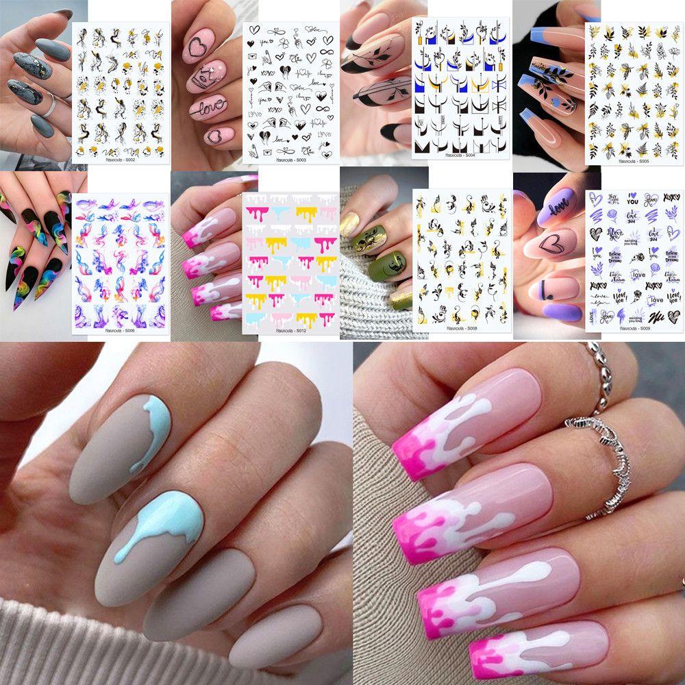 Đề Can Họa Tiết Hoạt Hình 3D Trang Trí Móng Nghệ Thuật