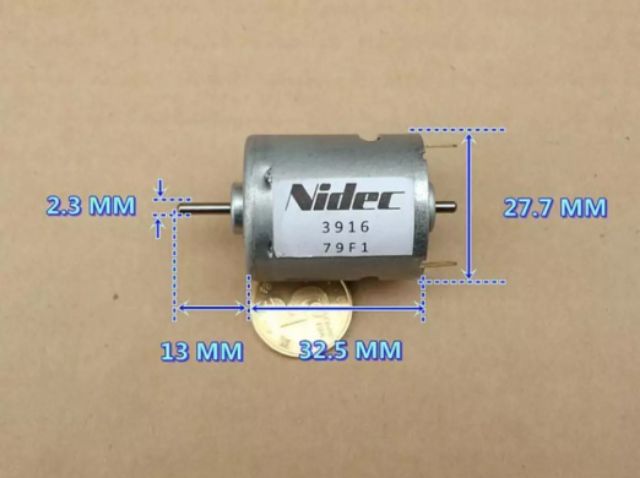 Motor mô tơ 365 điện áp 12V 24V lực mạnh chạy êm tốc độ chậm 4900-9800 vòng