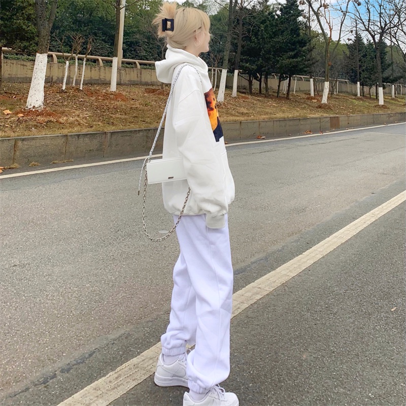 NRVP Áo Hoodie Dáng Rộng Thời Trang Hàn Quốc 2022 Dành Cho Nữ