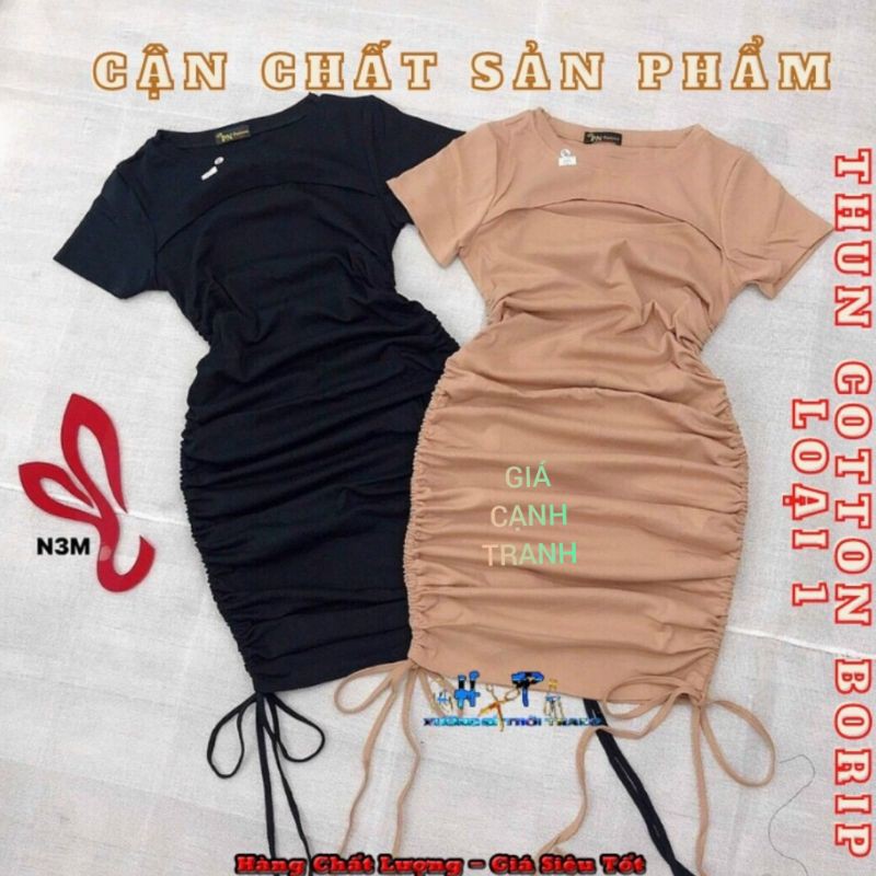 Đầm Ôm Body Nữ Tay Ngắn Rút Dây Xẻ Ngực Mẫu Mới - Hàng Có Sẵn bán giá sỉ | BigBuy360 - bigbuy360.vn