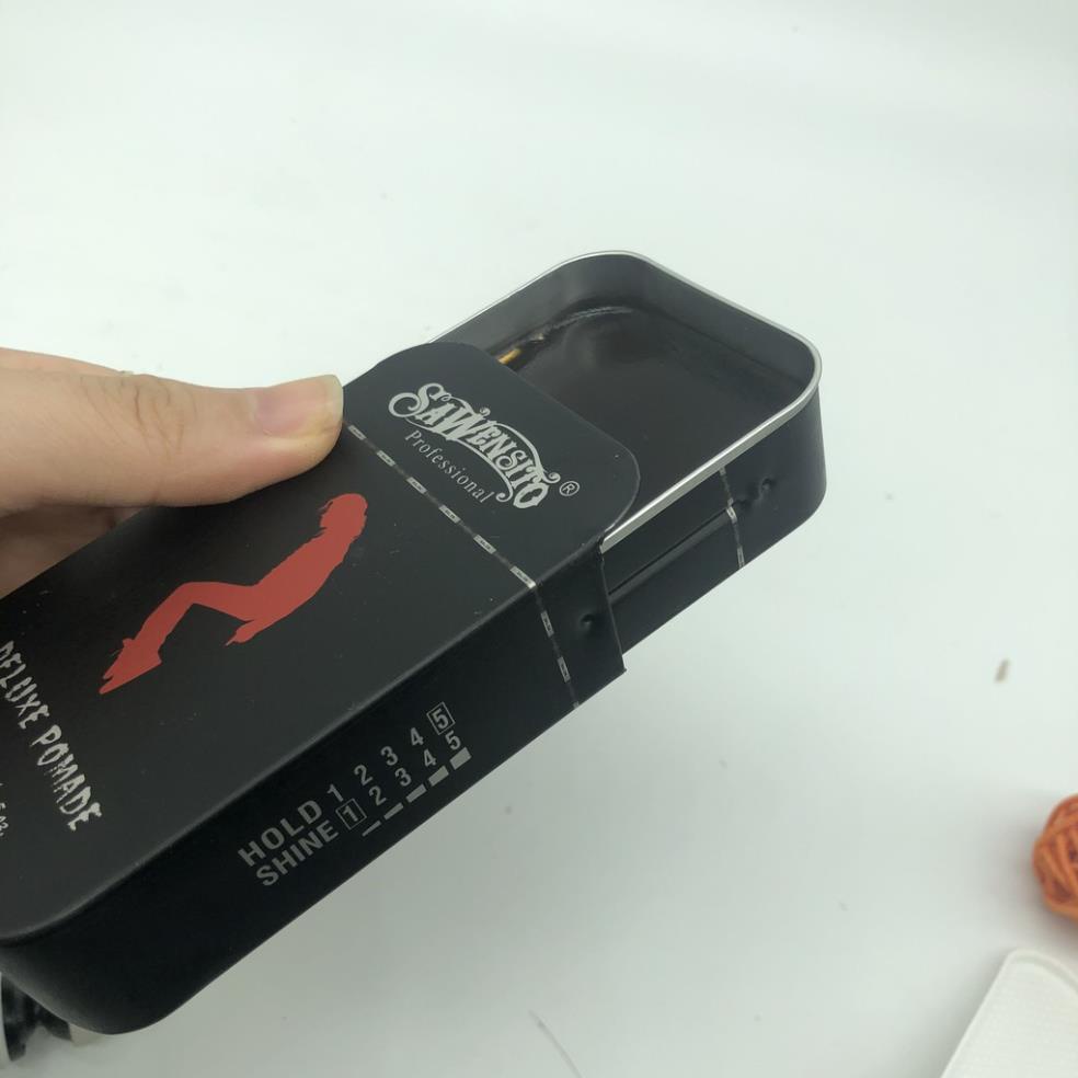 Sáp vuốt tóc SUAWENCITO TRƯỢT ĐEN DELUXE 100gr tạo kiểu giữ nếp cho tóc. HÀNG CHÍNH HÃNG .