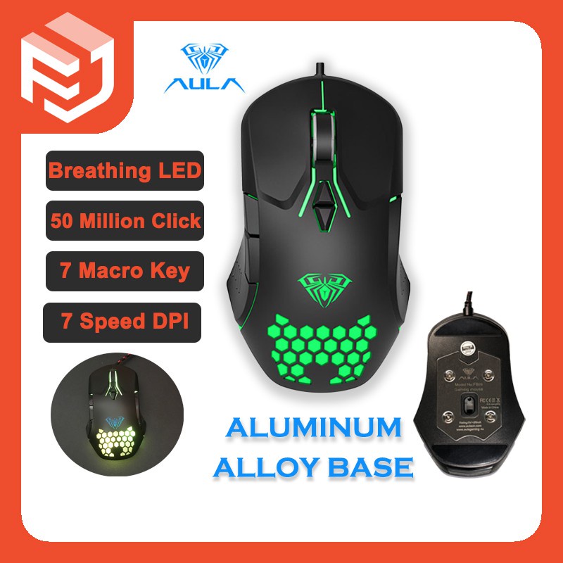 Chuột Chơi Game Có Dây Và Lập Trình Thoáng Khí Đèn led Hình Lập Trình Macro RGB