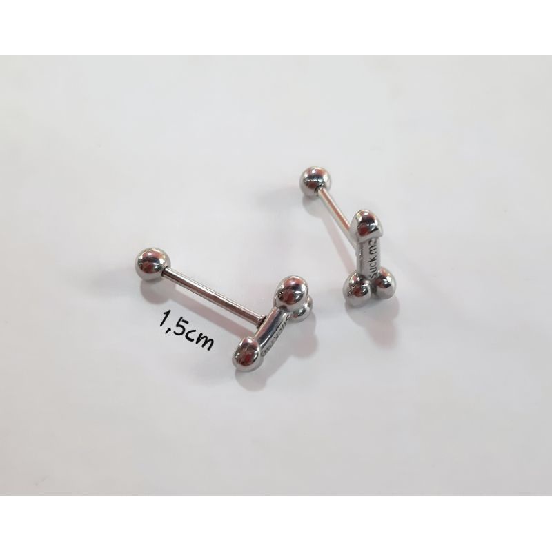 Khuyên Lưỡi Thép Surgical Steel Độc Đáo Ciu Te cho Nữ - Hàng nhập khẩu an toàn mọi loại da Mã:K6LU10