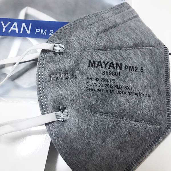 Khẩu trang chống bụi lọc 95% bụi  Mayan BH 9501