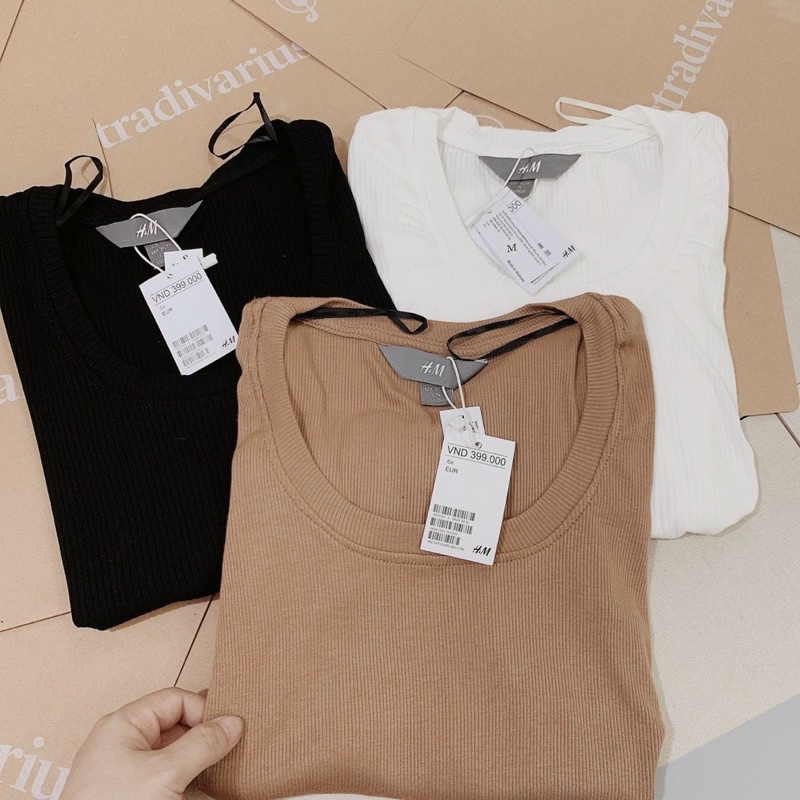 BÁN SỈ COMBO 3 ÁO TĂM CỔ U CHO NỮ