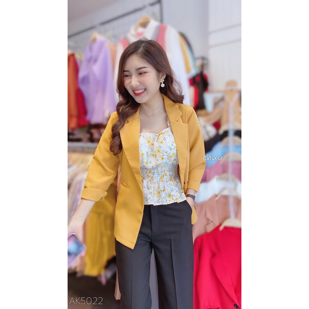 [Mã FASHION10KP giảm 10K đơn 50K] Áo Vest Nữ Công Sở Trơn CHUU AK5022 | BigBuy360 - bigbuy360.vn