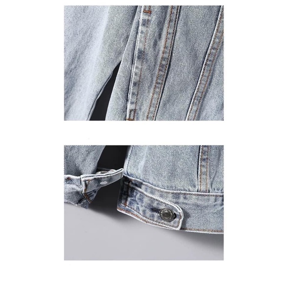 Áo khoác jean bò TILAA FASHION denim thời trang Hàn Quốc