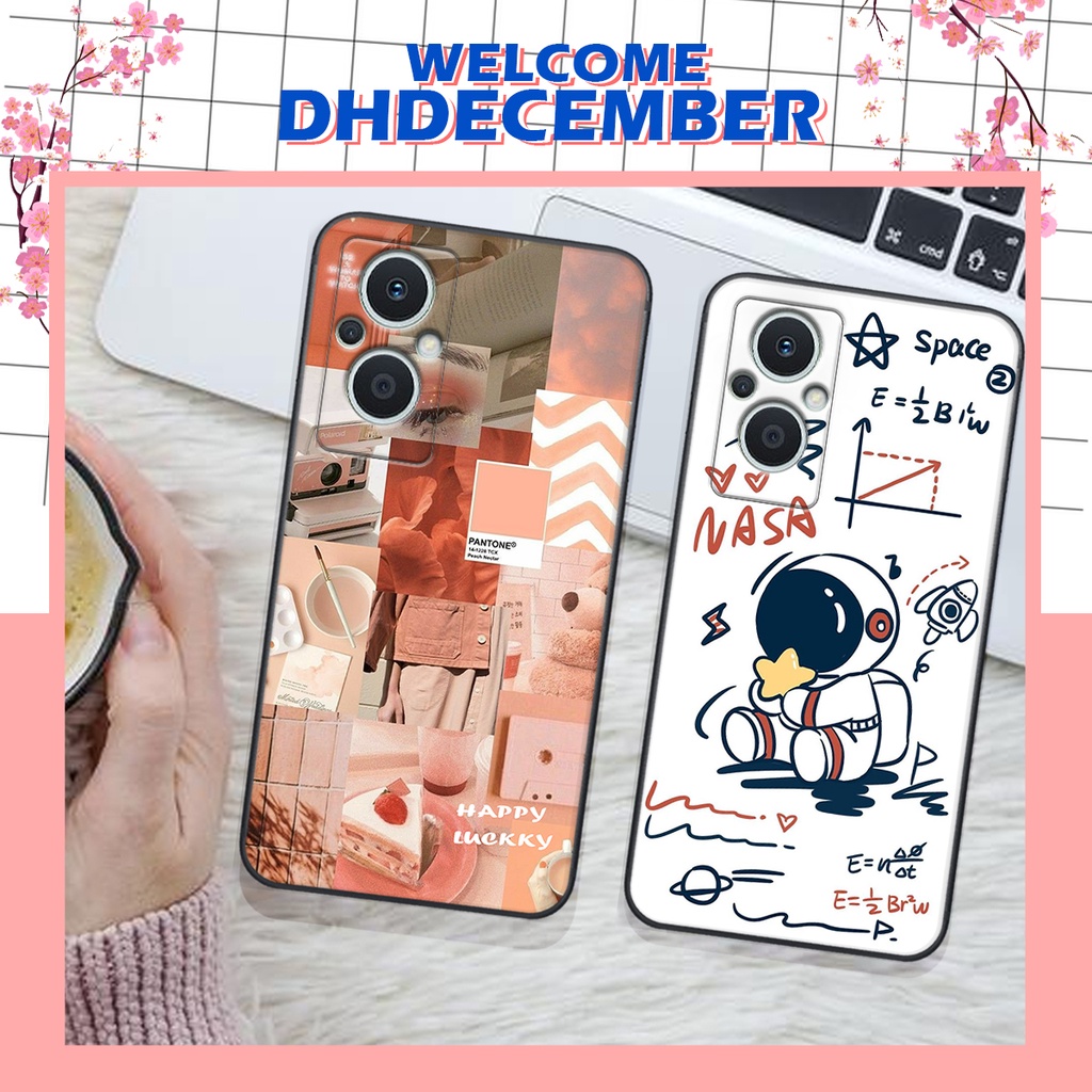 Ốp lưng Oppo RENO 7Z 5G - ỐP BẢO VỆ CAMERA in hình nice ,good luck happy ốp xinh viền dẻo đẹp chất