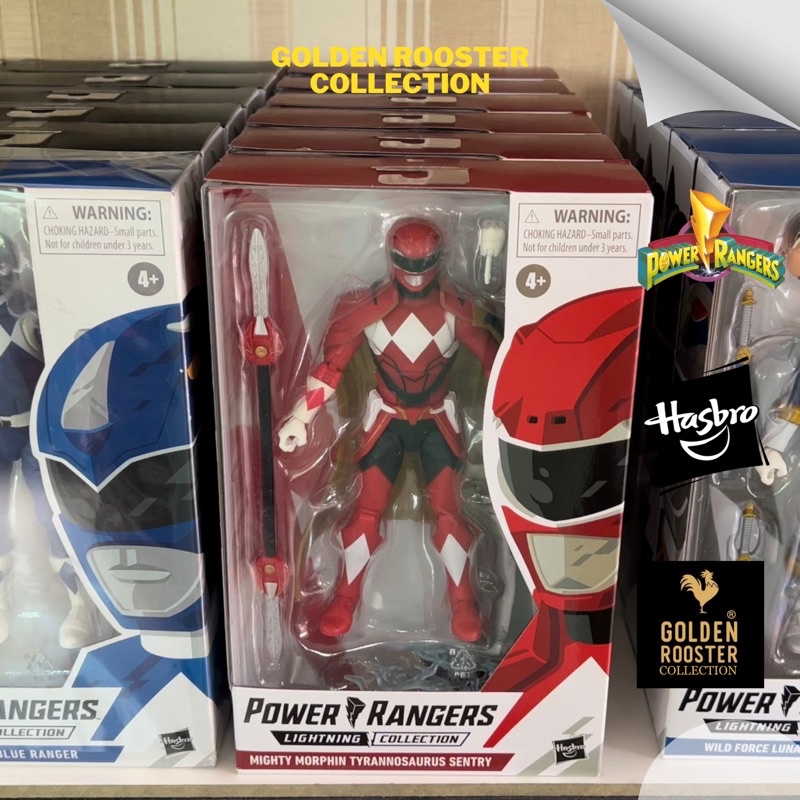 Mô hình nhân vật Hasbro Power Rangers Lightning Collection Mighty Morphin Tyrannosaurus Red Sentry