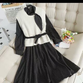 Set váy bánh bèo mùa thu 2019