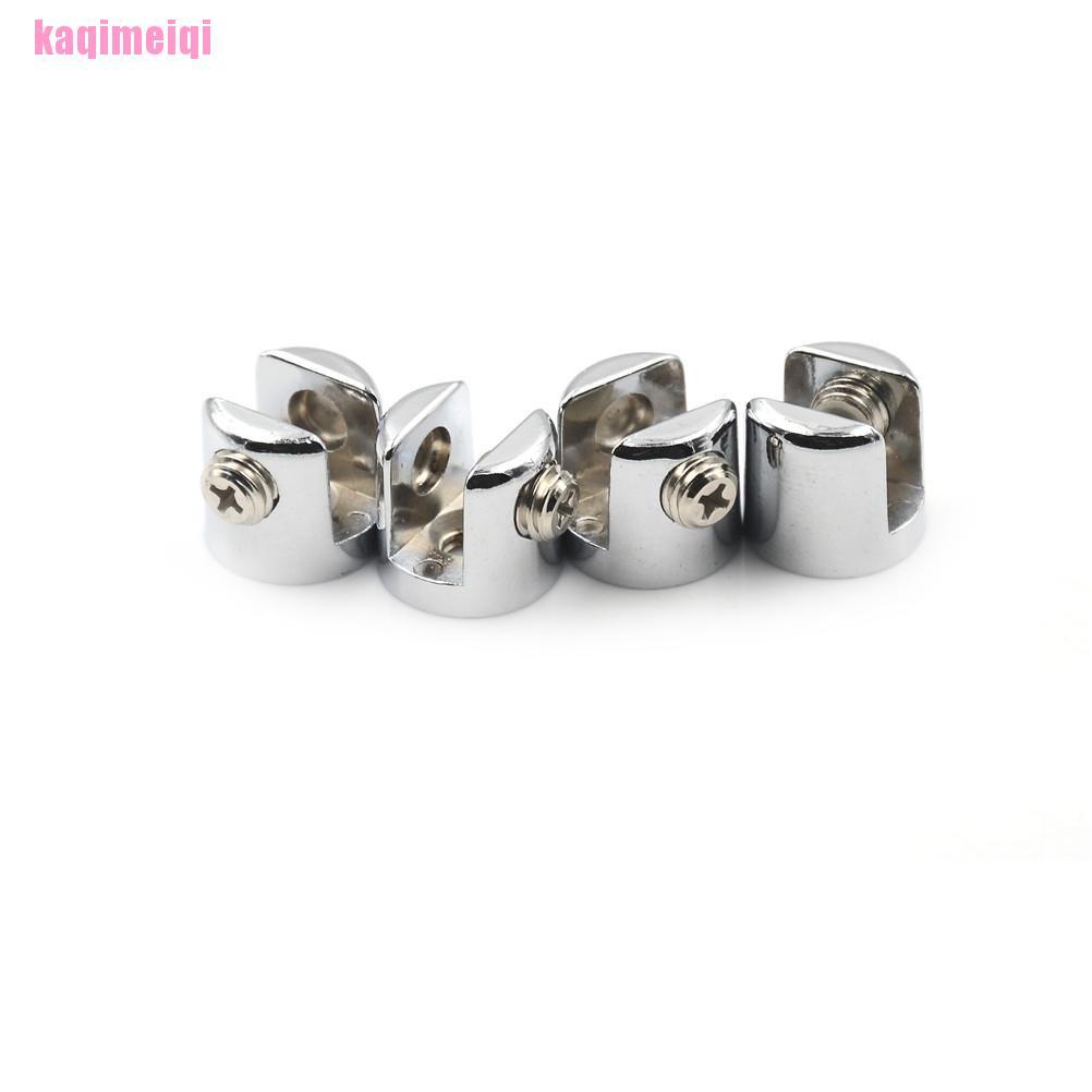 Set 4 kẹp giữ kính 6-8mm bằng hợp kim kẽm