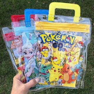 🎀Babytoys🎀7pcs/set Stationery Children's Day Gift School Supplies Cartoon Frozen Stationary Set