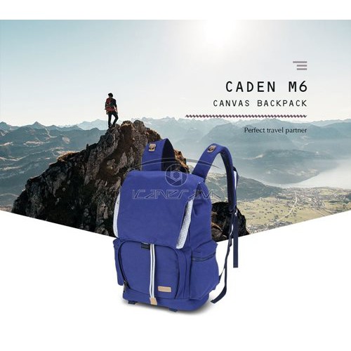 Balo máy ảnh Caden M6 Canvas chuyên nghiệp