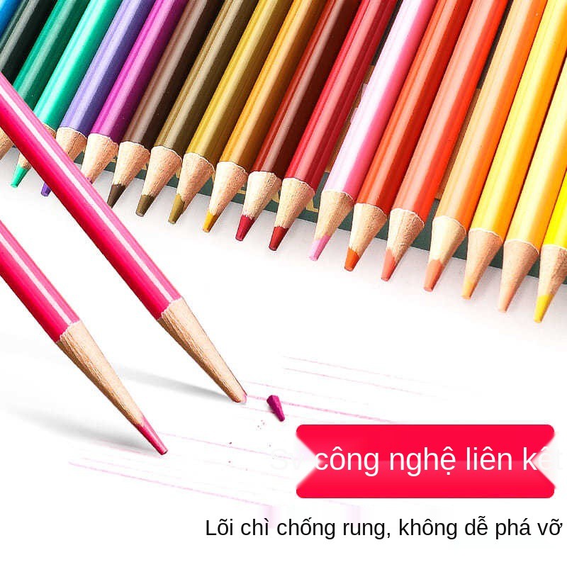 200 màu vẽ và phác thảo chuyên nghiệp bằng bút chì cho học sinh đồ dùng mỹ thuật dầu hòa tan trong nước Bộ sơn
