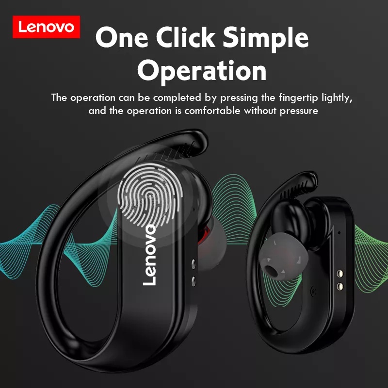 Tai nghe Bluetooth Lenovo LP7 TWS với Micrô âm thanh nổi băng tần kép thể thao chống nước