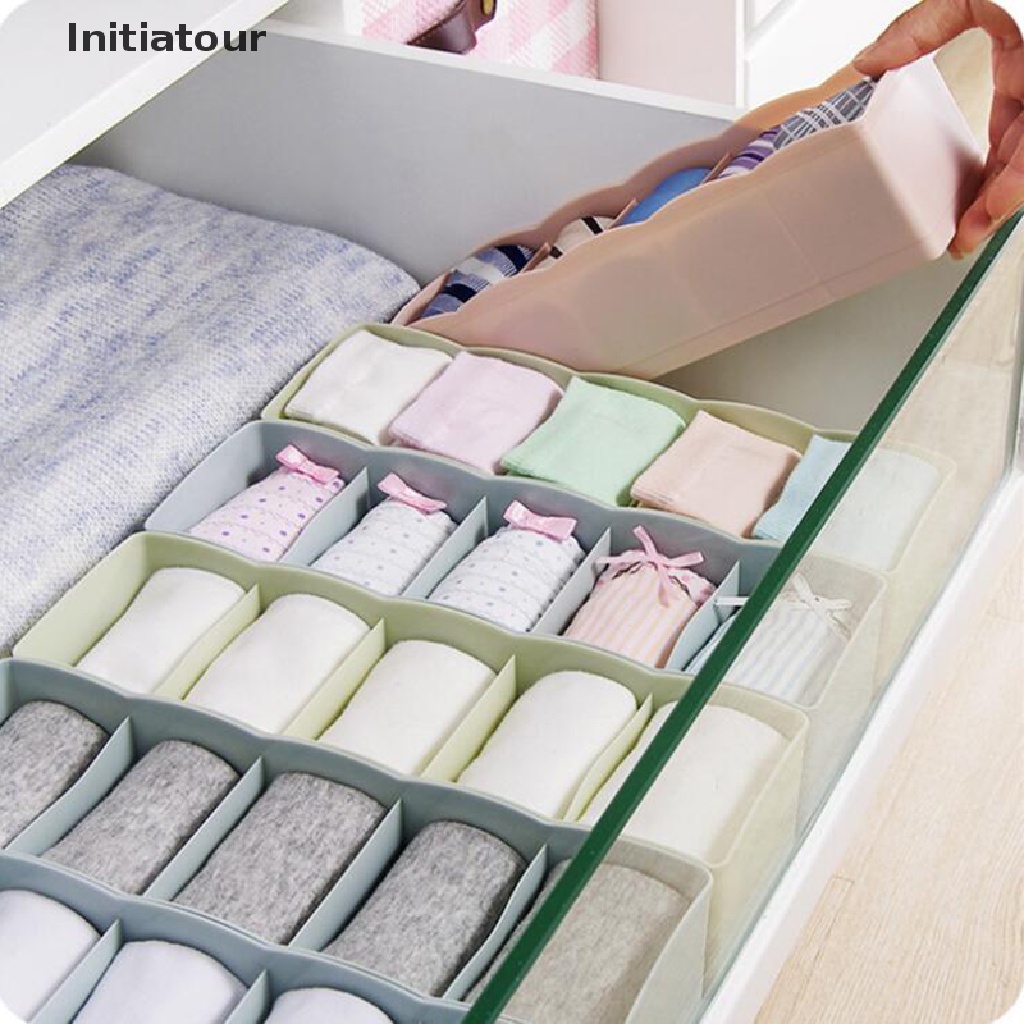 Hộp Đựng Vớ / Đồ Lót Đa Năng Có Thể Xếp Chồng Lên Mỗi Hộp