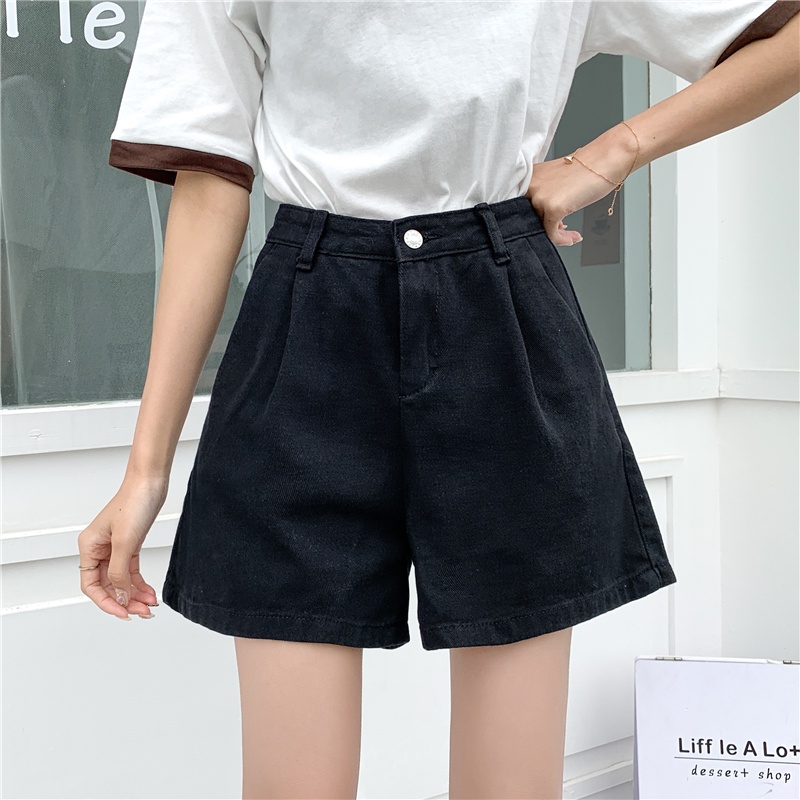 Giảm Giá Xả Kho-Quần Short Jean Hàn Quốc Giản Dị Thời Trang ootd