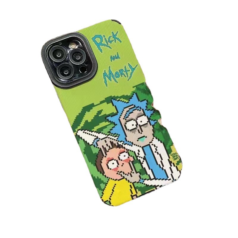 Ốp Điện Thoại Silicone Phong Cách Nhật Hàn Cho iphone13 / 14 promax 12 11 Rick 13pro x xr