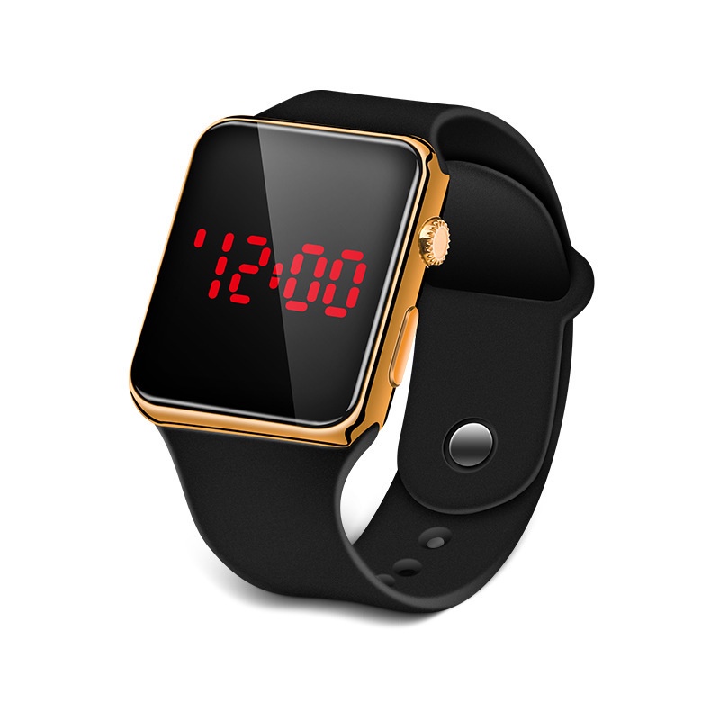 Đồng Hồ Điện Tử Dây Silicone Thể Thao Cho Nam Nữ