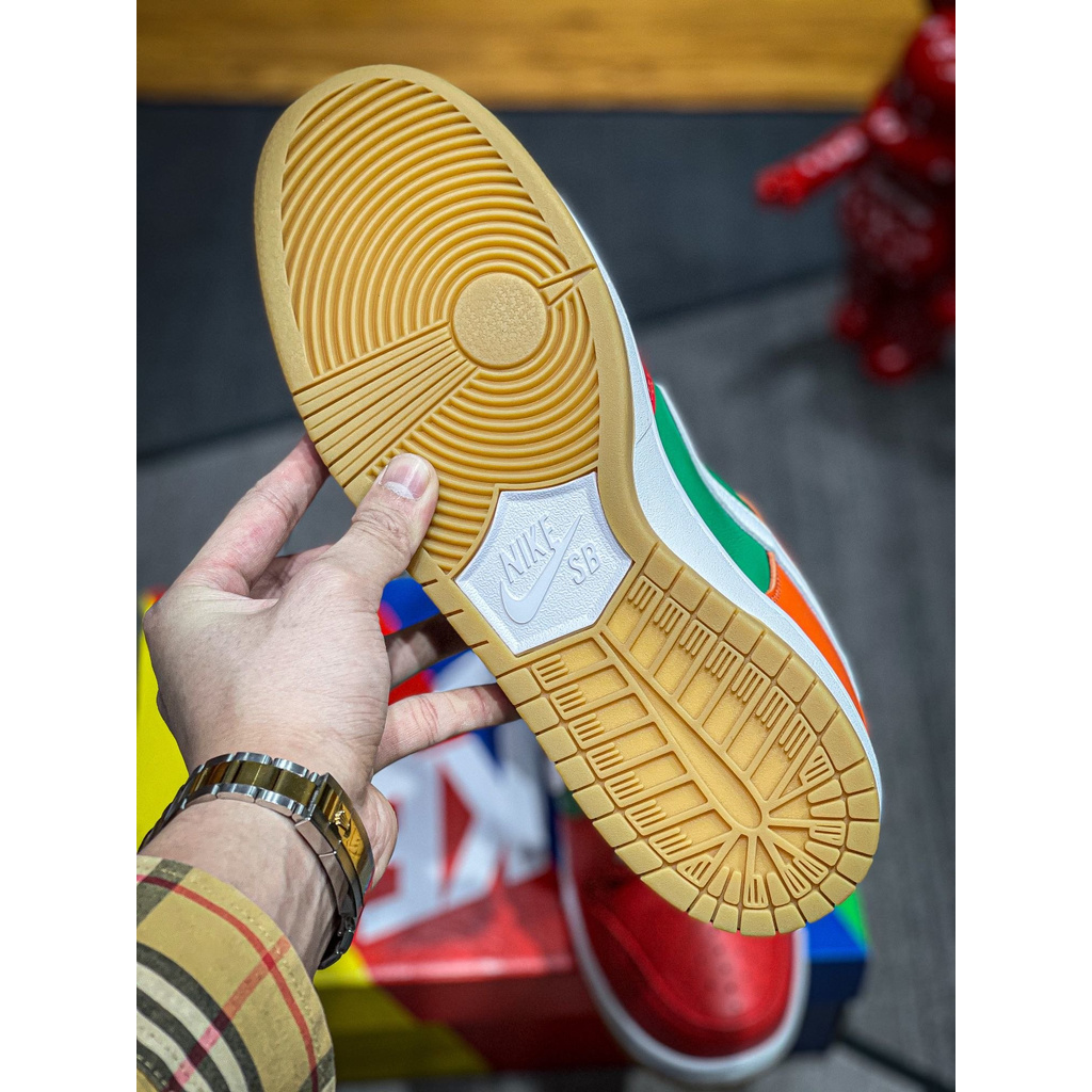 Specials 7-Eleven x NK SB Dunk Low red, orange green sneakers 36-47.5 Ready Stock